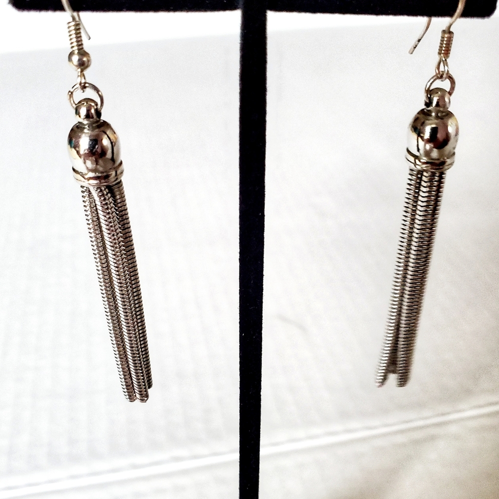 Tassel Sterling Silver Earrings